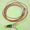 2pcs High quality Din 1.5mm Ear clip electrode sleep brain EEG cable