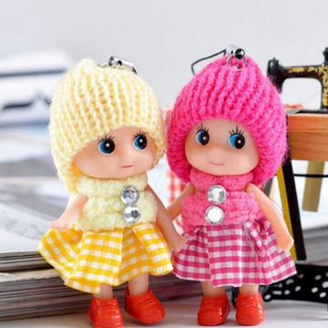 1pcs Kids Baby Cartoon Mobile Phone Straps Cute Mini Dolls Pendant Cell phone Charm