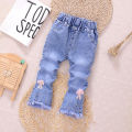 Fall Fashion Pants Girls Jeans Toddler Trousers Baby Clothes Kids Denim Girls Pants Bottom Jean Fille Children Clothing 6M-7T