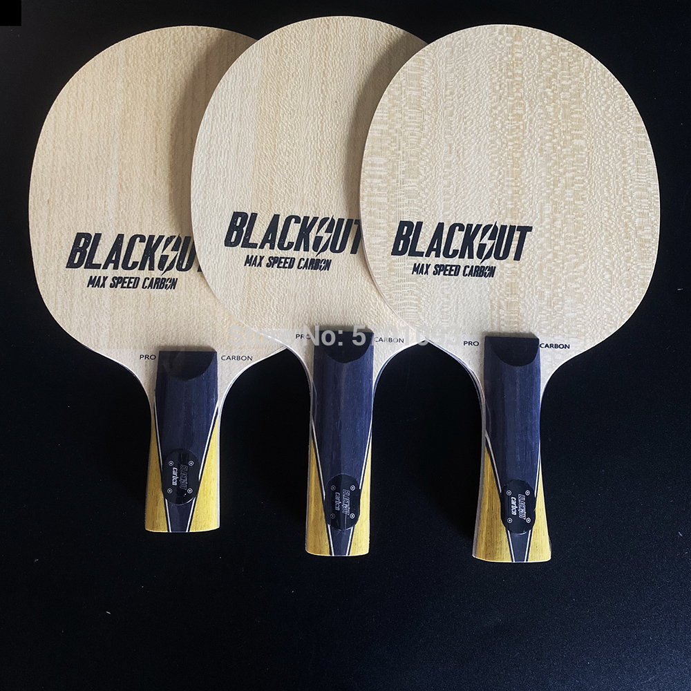 2020 NEWS Gambler Composite Blade BLACKOUT MAX SPEED CARBON high power attack table tennis blade