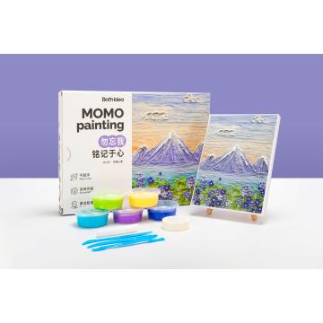 Educational clay set painting tools for kids