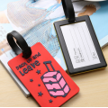 Travel Accessories Creative Baggage Boarding Tags Luggage Tag Animal Cartoon Silica Gel Suitcase ID Addres Holder Portable Label