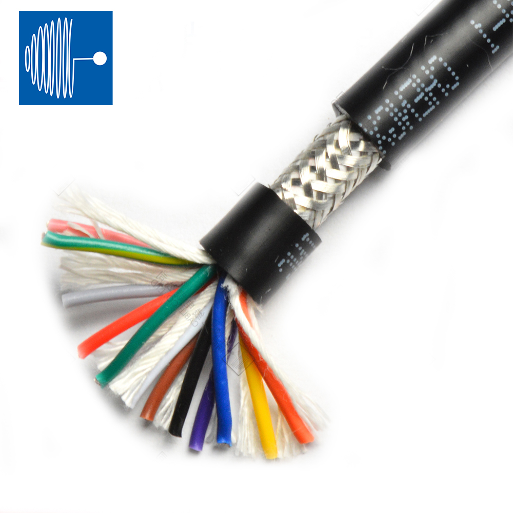 TRIUMPHCABLE 1/2 M UL2464 22AWG 11/12/13/15/16/18/20/22/25 core PVC multi-core shielded cable anti-interference control cable