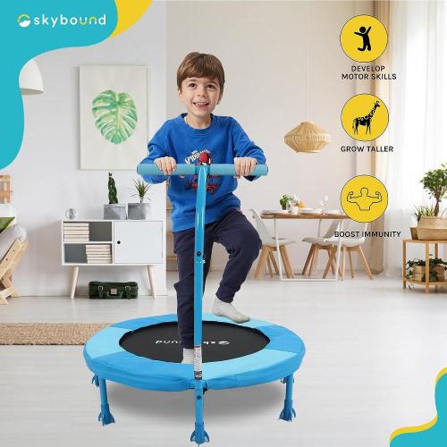 Best 36 Inch Mini Trampoline for Kids-Blue Manufacturer 36 Inch Mini Trampoline for Kids-Blue from China