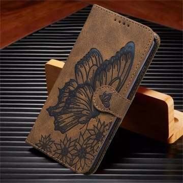 Luxury Flip Leather Phone Case For Xiaomi Mi 10T Pro Lite Fundas Wallet Card Holder Stand Book Cover Butterfly Painted Coque