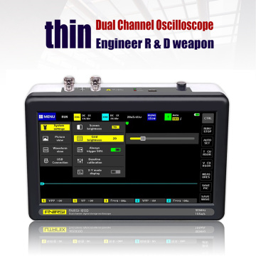 oscilloscope ADS1013D 2 Channels 100MHz Band Width 1GSa/s Sampling Rate Oscilloscope with 7 Inch Color TFT LCD Touching Screen