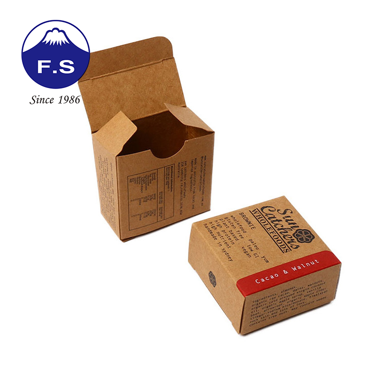 Color Print Logos Elegant Tuck Packaging Kraft Box