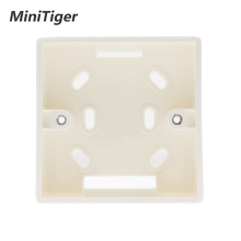 Minitiger External Mounting Box 86mm*86mm*34mm for 86mm Standard Touch Switch and Socket Apply For Any Position of Wall Surface