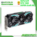 Maxsun GeForce GTX 1660 Super iCraft 6G Graphic Card Nvidia GDDR6 GPU Video Gaming 12nm RGB Lighting Video Card For PC Computer