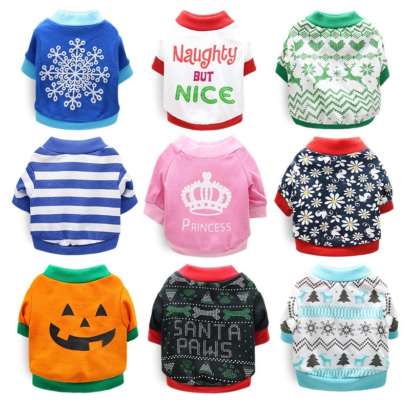 Cartoon Hoodie Dog Clothes Pumpkin Lantern for Dogs Small Clothing Pet Outfits Halloween Autumn Yorkies Print Green Boy Mascotas