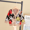 Boys and Girls Coat 2020 Spring and Autumn New V-neck Cardigan Children's Long-Sleeved Baby Sweater Sweater Baby Girl Sweater