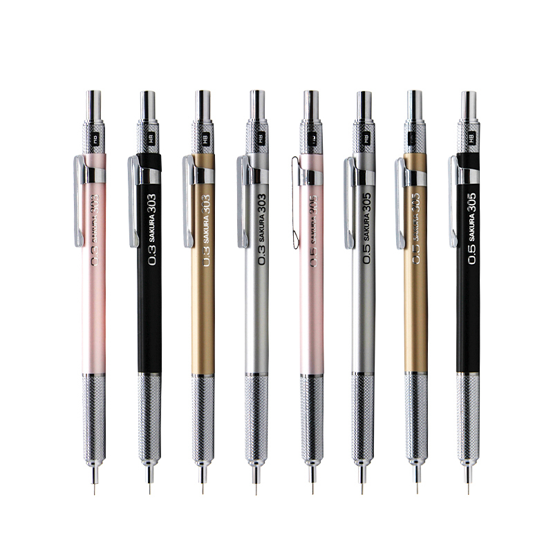 Sakura Automatic pencil 0.3/0.5mm metal rod drawing hand-drawn continuously active pencil