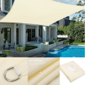 Waterproof Oxford Beige Shade Sail Square Rectangle Triangle Sun Shade Outdoor Camping Sail Awnings For Garden Terrace Canopy