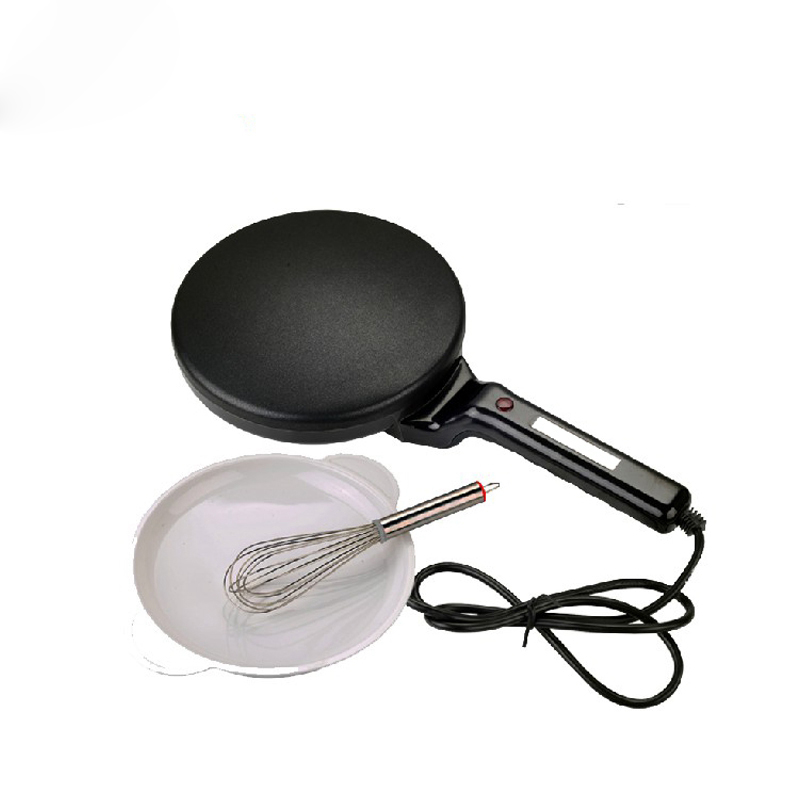 220V Electric Crepe Maker Round Non-stick Pancake Crepe Maker Kitchen Frying Pan Roll Cake Machine Baking pan