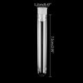 10Pcs Plastic Test Tube With Cap 12x75mm U-shaped Bottom Long Transparent Test Tube Lab Supplies Dropshipping