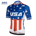 2018 Blue Summer Short Sleeve Cycling Jersey Ciclismo Top Outdoor Race Men Bike Shirt Kits Team Southgate Cyclist Bicycle Jersey
