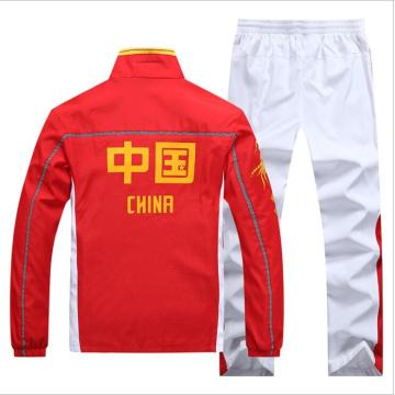 Spring Autumn Chinese National Team Sport Suit Long Sleeve School uniform for Students China Series Clothing Polyester Sportsuit