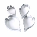 4 pcs Stainless Steel Peony Flower fondant cookie cuttter cake mold fondant mold fondant cake decorating tools Baking