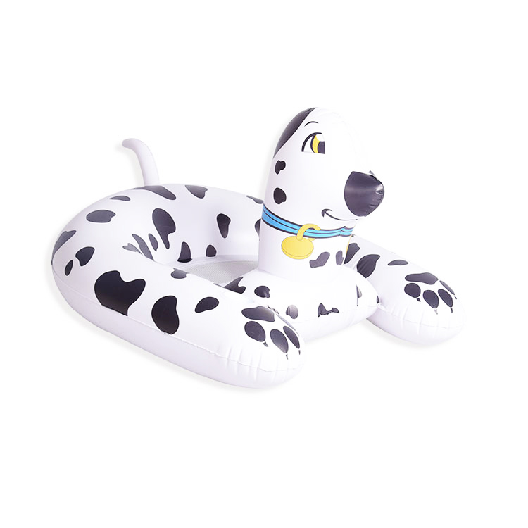 Customize spotty dog adults Inflatable Ride-on pool floats