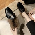Autumn And Winter Warm Fur Slippers 2020 New Fashion Baotou Muller Shoes Rabbit Fur Casual Shoes Women
