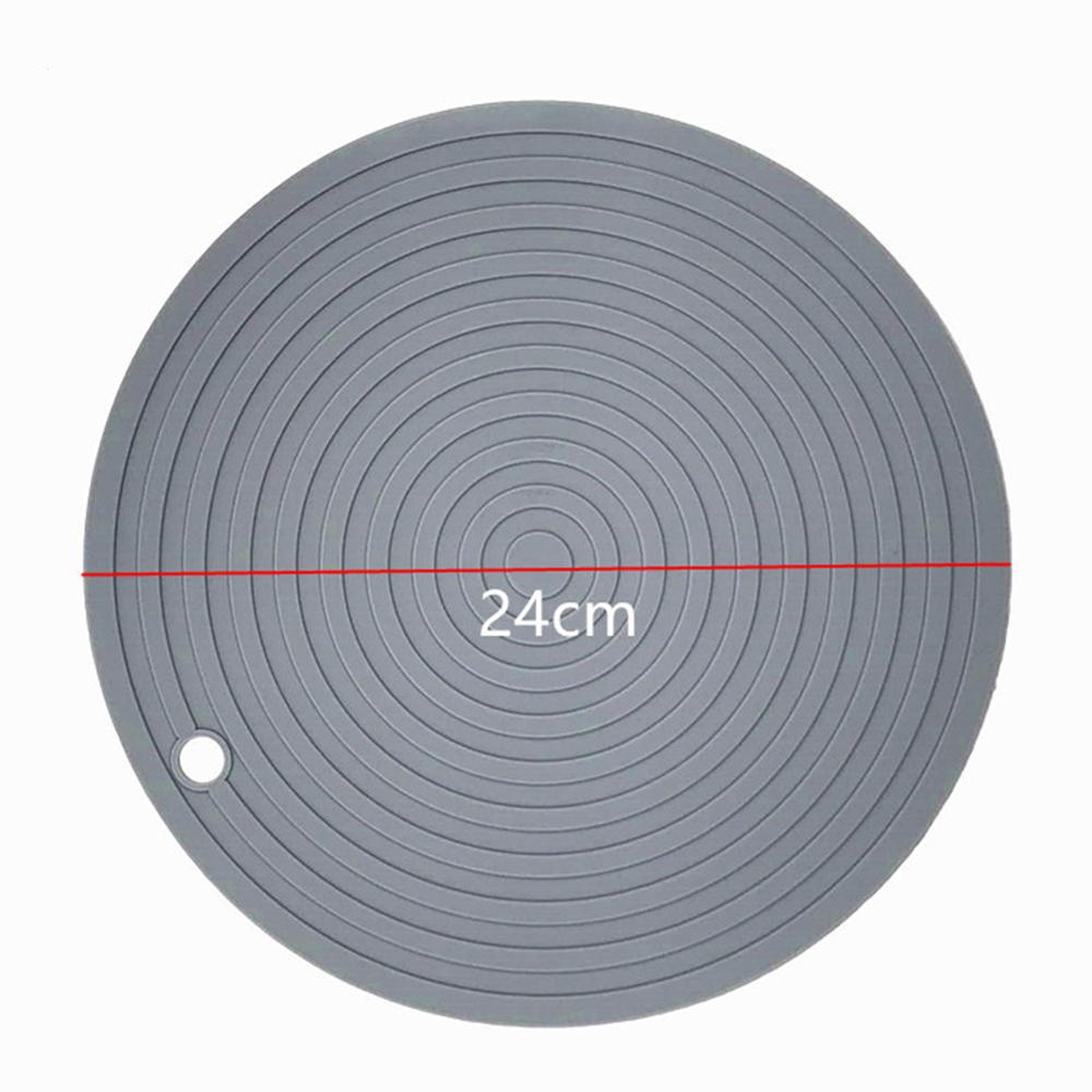 # Round Heat Resistant Silicone Heat-Resistant Table Mat Drink Cup Coaster Slip Insulation Pad Placemat Home Kitchen Accessories