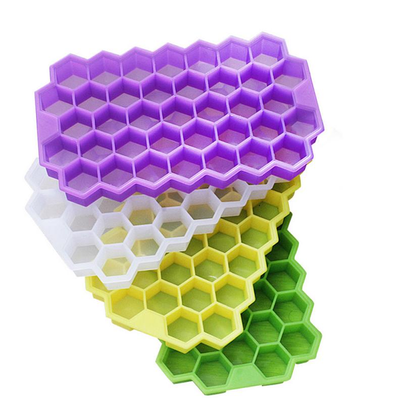 37 Grid Ice Tray Tray Ice Tray Manufacturing Can Be Stacked Silicone Honeycomb Mold Honeycomb Mold Party Bar Accessories