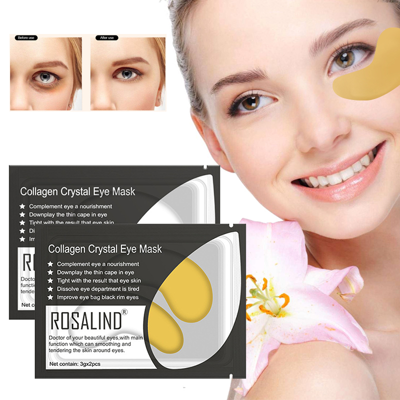 2Pcs/Pack Eyes Care Dark Circles Removal Moisturizing Anti Aging Bag Eye Patch Ageless Anti Wrinkle Serum Essence Mask TSLM2