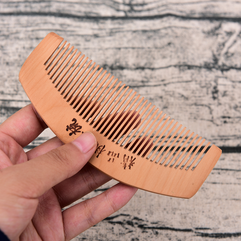 Wooden S/L size mini Pocket Comb Handmade Sandalwood Anti-Static for hair Beard And Mustache Combs Hair Brush