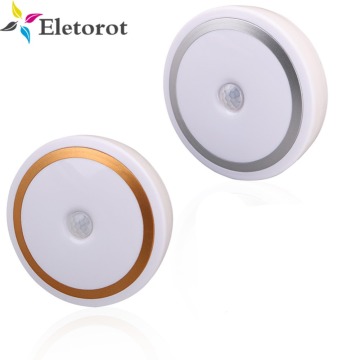 6*LED PIR Body Motion Sensor Night Light Magnetic Wall Light Induction Lamp Closet Corridor Cabinet LED Sensor Light AAA Battery