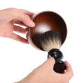 Wooden Shaving Brush Bowl Barber Beard Razor Shave Cream Soap Cup for Shave Brush Male Face Cleaning Soap Mug