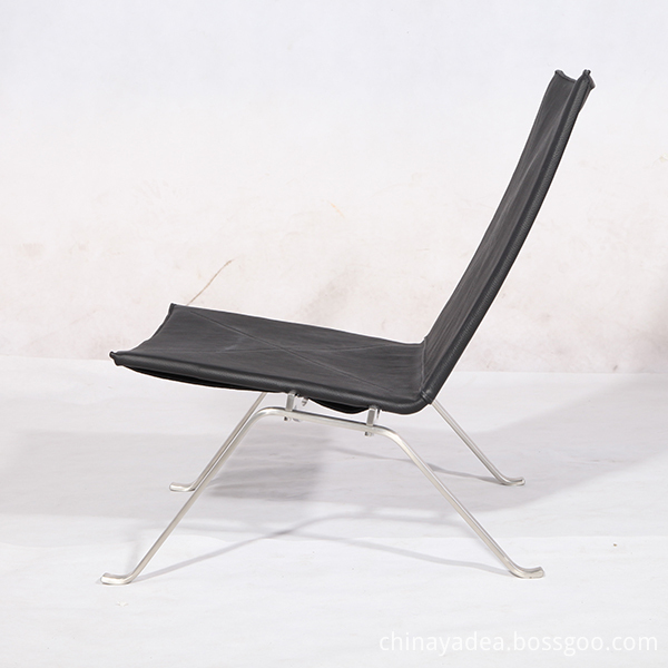 Leather Poul Kjarholm Pk22 Lounge Chair