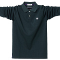 Plus Size 5XL 6XL Polo Shirt Men 2020 Autumn Long Sleeve 95% Cotton Polo Shirt Brand Clothing Oversize Men's Polo Shirts