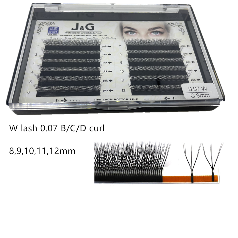 8-15mm Mix YY Premade Fans Eyelash Extensions For Salon Individual Eyelash Extensions For Wholesale Price OEM Happy Eyelash