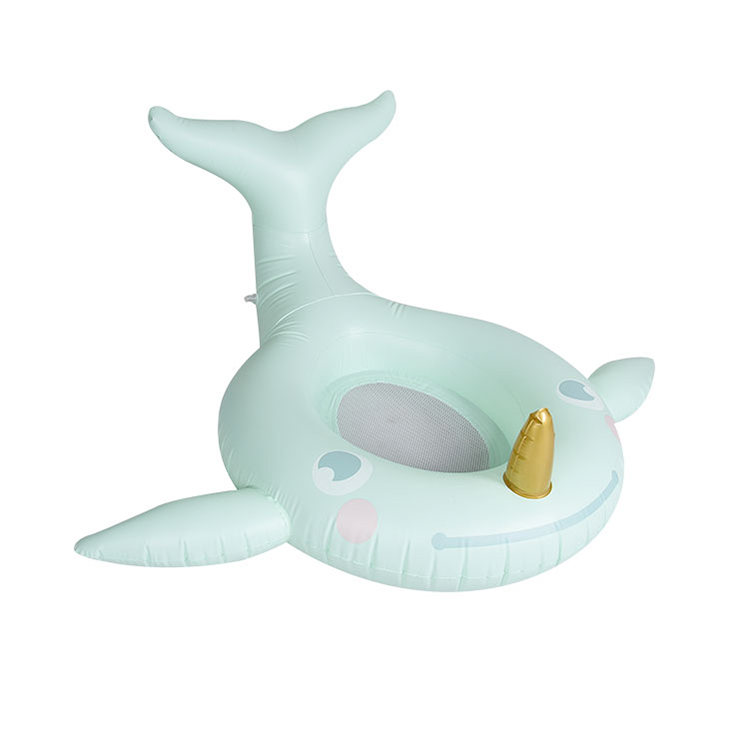 Kids Narwhal Pool Float Beach Floats Inflatable Lounge 6