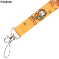 Blinghero Cartoon Cat Lanyard Keys Phone Holder Funny Neck Strap With Keyring ID Card DIY Animal Lanyard Hang Rope BH0149