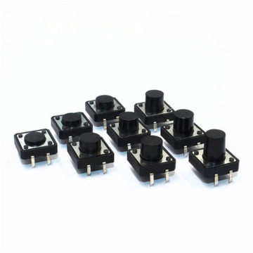20PCS DIP Tactile Switch 12*12*4.3mm 5mm 6mm 7mm 8mm 9mm 10mm 12mm 12x12 4Pin Tact Push Button Micro Switch Self-reset Switches
