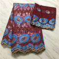 basin riche 2019 african bazin fabric red nigerian lace fabrics jacquard brocade fabric for dress 7yard/set