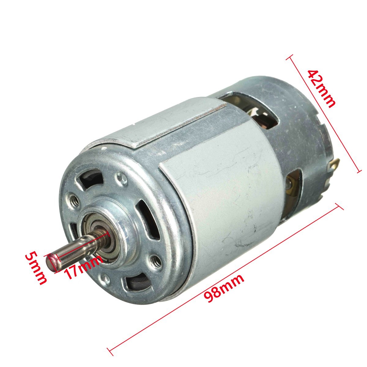 775 Motor Micro DC Motor 13000RPM DC 12V Ball Bearing Large Torque High Power Low Noise Electronic Component Motor 5mm Shaft New