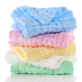 5pcs/set Baby towel 100% Cotton Square Muslin Baby Towels 6layers Water Washing Handkerchief Newborn Baby Nursing Towel 30*30cm