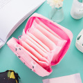 Women's Sanitary Napkins Cosmetic Bag Napkin Cosmetic Bags Travel Outdoor Girls Tampon Holder Zipper Bag Organizer Makeup Bag