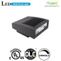Outdoor full cutoff wall pack led light 100w dlc rotate