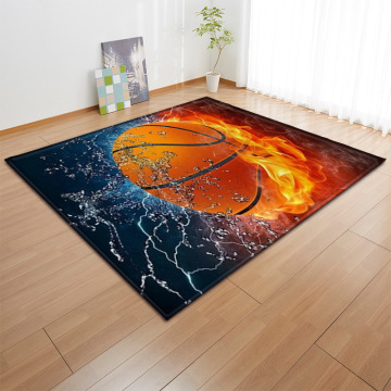 3D Printing Sports Basketball Home Mat Children Room Floor Area Rug Soccer Play Mat Boys Birthday Gift Living Room Rug Carpet
