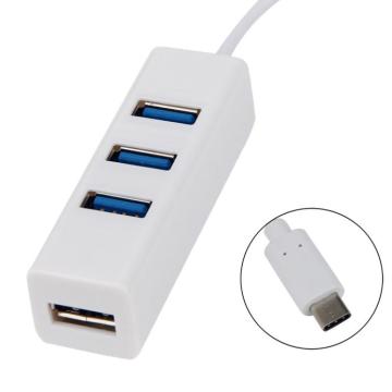 USB Type-C To 4-Port USB 3.0 Hub USB 3.1 Adapter For PC Apple Macbook 12
