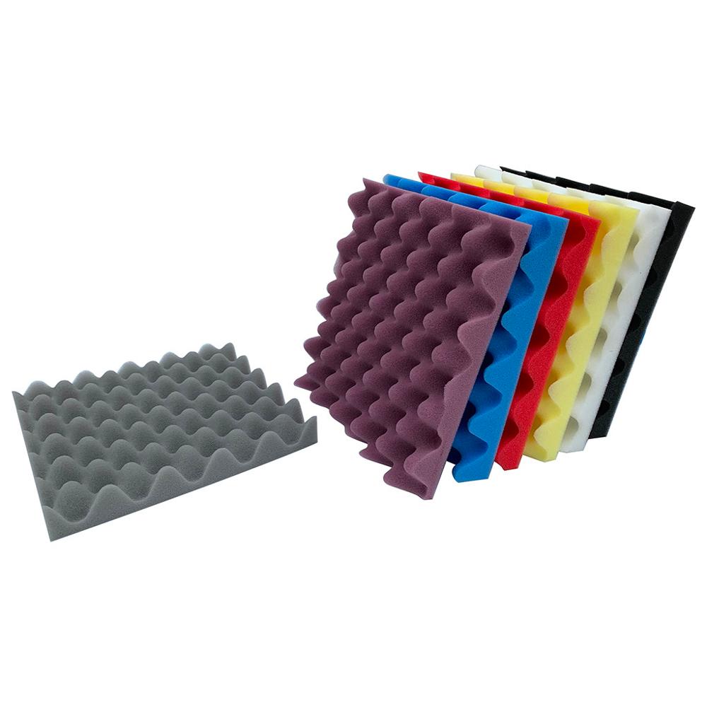 1pc Soundproofing Foam Studio Acoustic Panels Studio Foam Wedges 25x25x4cm Soundproof Absorption Treatment Panel FDH