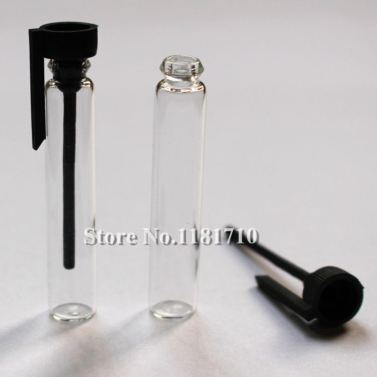 2ML 3ML Perfume Glass Bottle Sample Vials with Stopper Fragrance Essential Oil Laboratory Liquid Fragrance Test Tube Trial