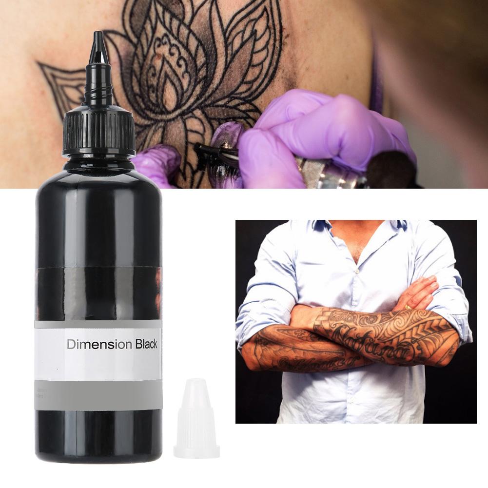 100ml Body Painting Ink Tattoo Black Ink Tattoo Paint Permanent Makeup Tattoo Tool Tattoos Ink Pigment Beauty Art Supplies