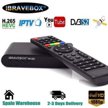 iBRAVEBOX V8 HD H2.65 Digital Satellite Receiver 1080P DVB-S2 Support USB Wifi Youtobee Worldwide Satellite TV Receiver
