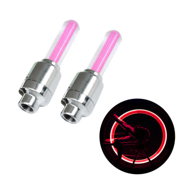 2pcs Wheel Lights Tire Valve Cap Light for Car Bike Bicycle Motorcycle