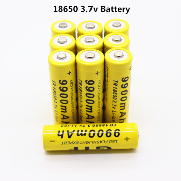 4-20pcs/Lot 18650 battery 3.7V 9900mAh rechargeable liion battery for Led flashlight Torch batery litio battery+ Free Shipping
