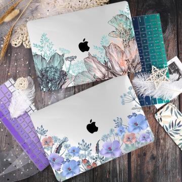 Floral Style Case For Macbook Air 11 12 Pro Retina13 15 Laptop Cover Bag Mac book 13.3 15